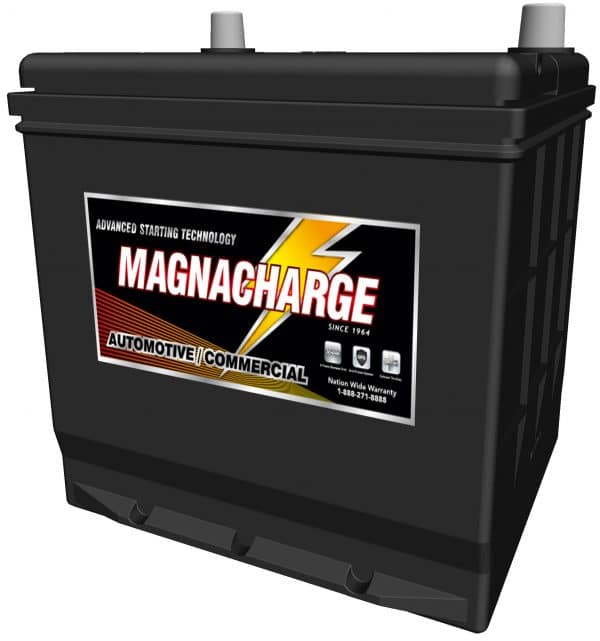 Batterie magnacharge 121R-625 commercial de côté
